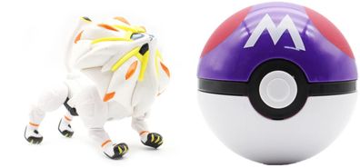 Pokéball mit Pokémon-Figuren (Modell: Solgaleo)