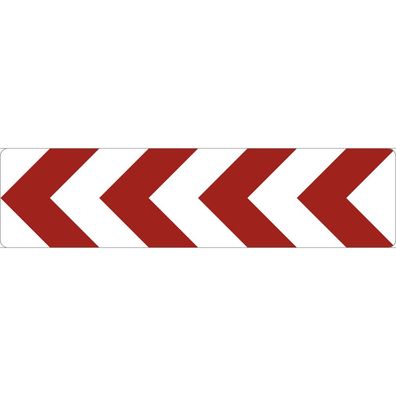 Richtungstafel in Kurven - linksweisend - 500 x 2000 (VZ-Nr. 625-12)