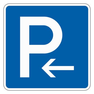 Verkehrszeichen Parken Anfang/ Ende, Nr.314-10, Alu RA0, 600x600mm