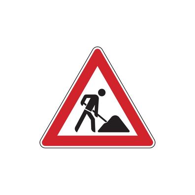 Verkehrszeichen - Baustelle (Arbeitsstelle), Zeichen 123