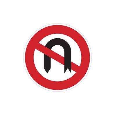 Verkehrszeichen - Verbot des Wendens, Zeichen 272