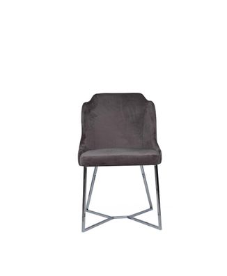 Grauer Stuhl Metallrahmen Esszimmer Stühle Luxus Lehnstuhl Einsitzer