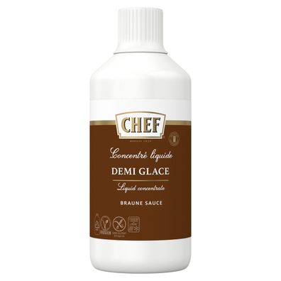 CHEF Demi Glace Braune Sauce Premium Konzentrat für Soßen 1000ml