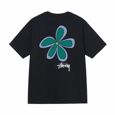 Stussy T-Shirt Blumen Tops Stussy Tops