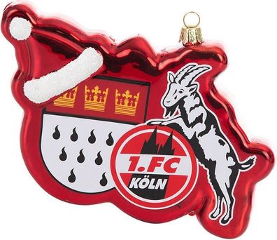 1. FC Köln Weihnachtsanhänger Logo & Wappen Fußball Rot
