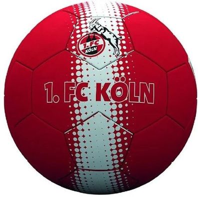 1. FC Köln Miniball Streifen Gr. 1 Fussball Rot