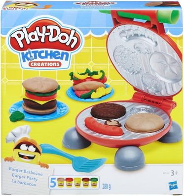 Play-Doh Damen, Burger Party, Knete Für Fantasievolles Und Kreatives Spielen