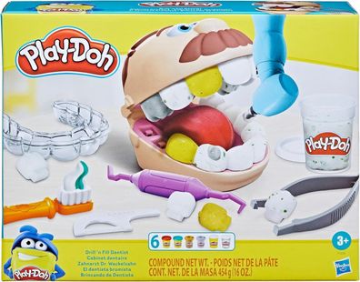 Play-Doh Zahnarzt Dr. Wackelzahn, Spielzeug für Kinder ab 3 Jahren, Knete