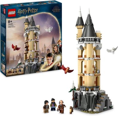 LEGO Harry Potter Eulerei auf Schloss Hogwarts, Abenteuer-Set, Spielzeug Kinder