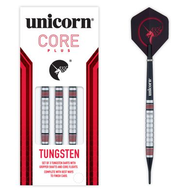 Unicorn Core Plus Tungsten Style 2 Softdarts, 1 Satz / 19 Gr.