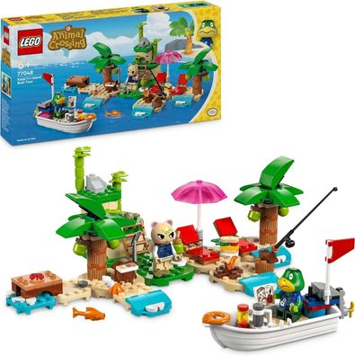LEGO Animal Crossing Käptens Insel-Bootstour, kreatives Spielzeug für Kinder
