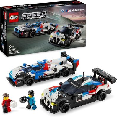 LEGO Speed Champions BMW M4 GT3 & BMW M Hybrid V8 Rennwagen Auto-Spielzeug