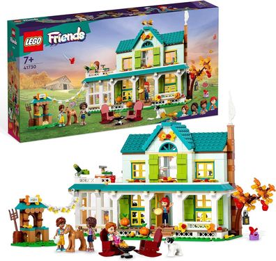 LEGO Friends Autumns Haus, Puppenhaus mit Tierfiguren und Zubehör, Mini-Puppen
