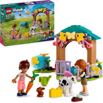 LEGO Friends Autumns Kälbchenstall, Bauernhof-Spielzeug mit Tieren für Kinder