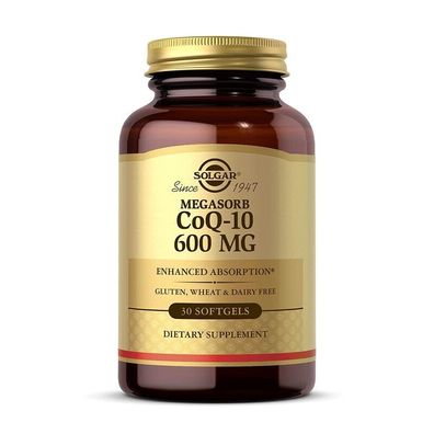 Solgar, Megasorb COQ-10, 600 mg, 30 Weichkapseln