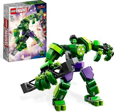 LEGO Marvel Hulk Mech, Action-Figur des Avengers Superhelden, Spielzeug Kinder
