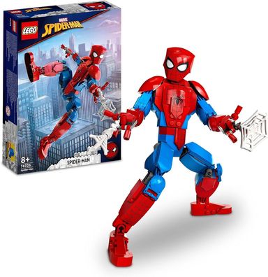 LEGO 76226 Marvel Spider-Man Figur, voll bewegliches Action-Spielzeug, Kinder
