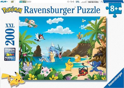 Ravensburger Kinderpuzzle - 12840 Schnapp sie dir alle! 200 Teile Pokémon-Puzzle