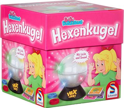 Schmidt Spiele 40458 Bibi Blocksberg Hexenkugel, Kinderspiel Spielzeug Kinder