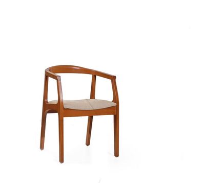 Esszimmerstühle Braunes Holzgestell Lehnstühle Einsitzer Luxus Stühle