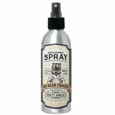 MR. BEAR FAMILY Grooming Spray Matt Hold Hair Styling Spray 200ml