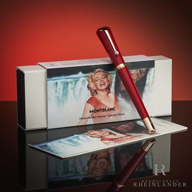 Montblanc Muses Marilyn Monroe Special Edition Red Füllfederhalter ID 132116