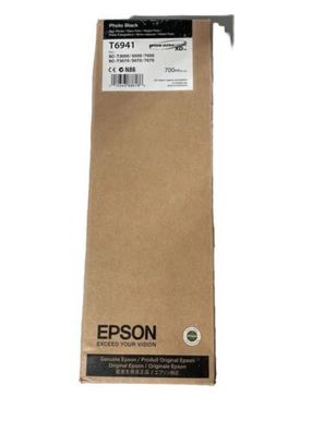 Original Epson C13T694100 / T6941 Tintenpatrone, foto schwarz für Epson SureColo