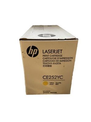 Original HP CE252YC Yellow LaserJet CP3525 CM3530 MFP Toner OVP B-Box