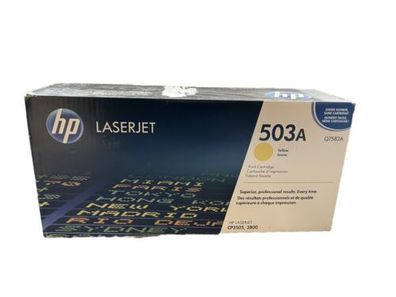 HP Original Toner 503A Q7582A gelb Color Laserjet Serie B-Box