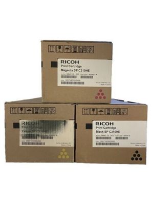3xOriginal Ricoh Toner Set SP C310HE YMBK für SP C231 C232 C242 C321 B-BOX