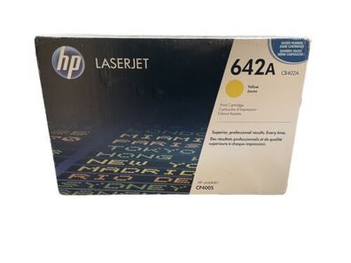 HP 642A Ctg Tonerkartusche CB402A, Gelb für HP Color LaserJet CP-4005 B-Box