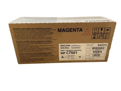 Original Ricoh 842075 Toner magenta MP C6501 C7501 SP A-Box