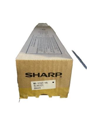 Toner Cartridge SHARP MX-51GT-YA Yellow Laser for MX-4112 MX-5112 Printers B-Box