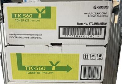 Kyocera Toner TK-560Y Yellow 1T02HNAEU0 für ECOSYS P6030, FS-C5300 C5350, B-Box