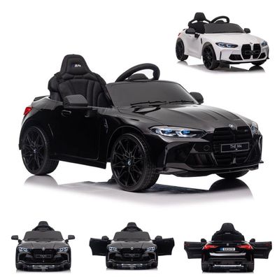 ES-Toys Kinder Elektroauto BMW M4 lizenziert 12V7A Akku 2 Motoren EVA-Reifen MP3