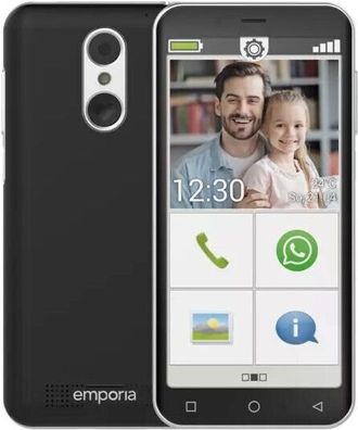 Emporia Smart 4 Senioren Smartphone Schwarz 4G 32GB Android 10 Sehr Gut in OVP