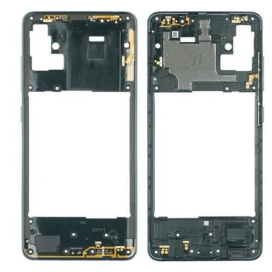 Original Samsung Galaxy A51 SM-A515F Mittelrahmen NFC Seitentasten Schwarz Gut