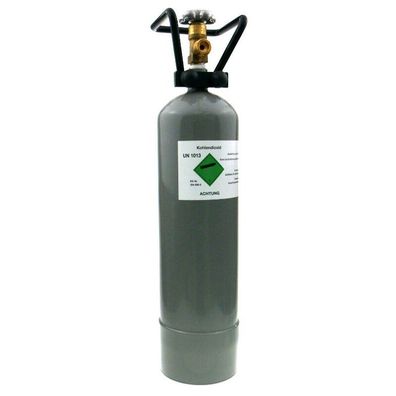BieTal® Kohlensäureflasche 2 KG CO2 Mehrwegflasche E290 mit Lebensmittel Kohlensäure