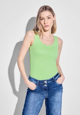 Cecil Top einfarbig in Matcha Lime