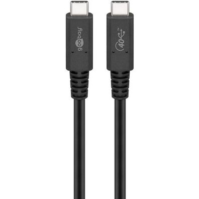 goobay Kabel USB-C 4.0 1m 60200 - Goobay 60200 - (PC Zubehoer / ...