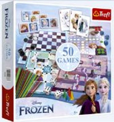 Trefl Disney Frozen / Die Eiskönigin - Spielesammlung mit 50 verschiedenen Spielen