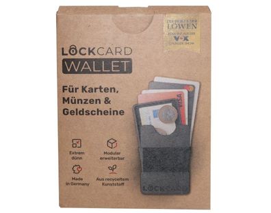 Lockcard Geldbörse Mini Portemonnaie Portmonee Klein Slim Wallet Karten (ABS)