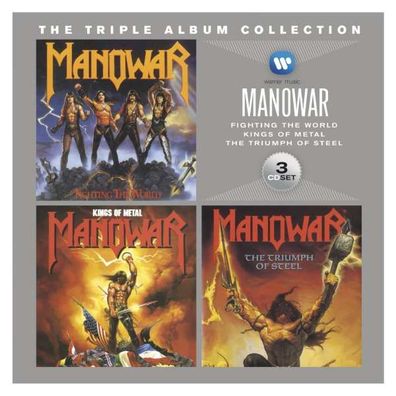 Manowar: The Triple Album Collection - Rhino - (CD / Titel: Q-Z)
