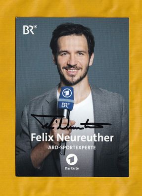 Felix Neureuther (deutscher Sportler u. Moderator) - pers. signierte Autogrammkarte