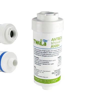 TWaLa Duschfilter Wasserfilter gegen Kalk/ Chlor Shower filter AWF-SWR-P