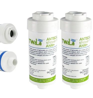 2x TWaLa Duschfilter Wasserfilter gegen Kalk/ Chlor Shower filter AWF-SWR-P
