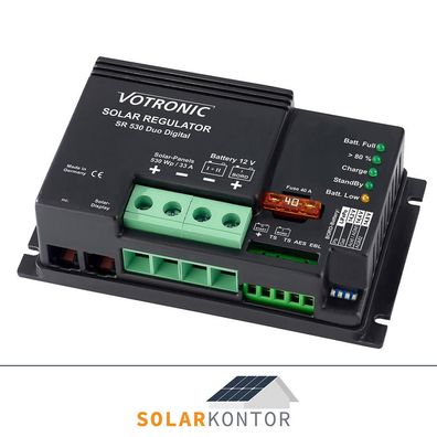 Votronic Solar-Laderegler SR 530 Duo Digital 33A 530wp Regler PV Solaranlage - 1625