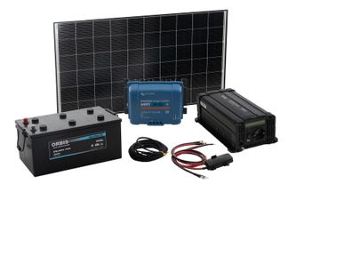 Insel Solaranlage 1000W Komplettset Plug & Play 12V / 230V SC24-1000W