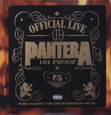 Pantera: Official Live - 101 Proof (180g) - Rhino 8122797431 - (Vinyl / Pop (Vinyl))