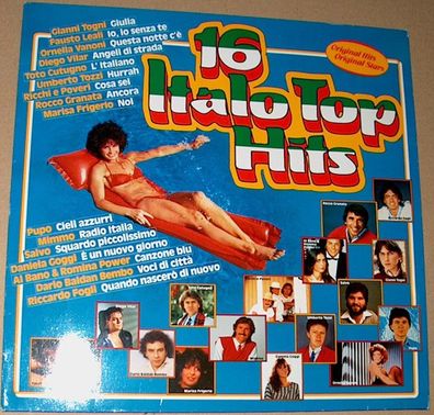 B LPS 16 Italo Top Hits Original Hits und Stars SR International 1984 408427 kaum ges